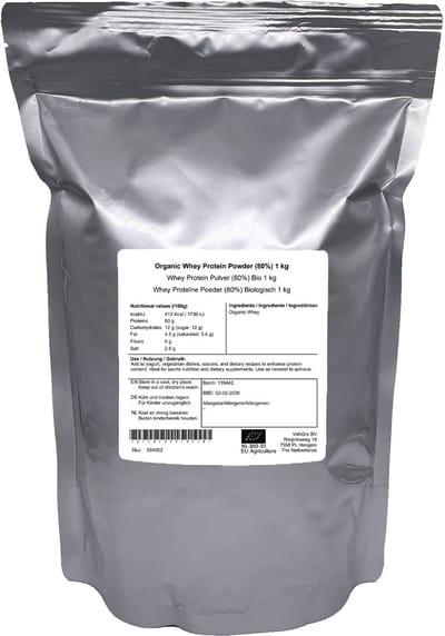 Whey Proteïne Poeder (80% Eiwit) - 1 Kg - VehGro