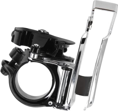 Fiets Voorderailleur - Mountainbike Onderdeel - Fietsen Verbeteren - Hoge Stijfheid - 31.8/34.9 mm - Zwart Zilver