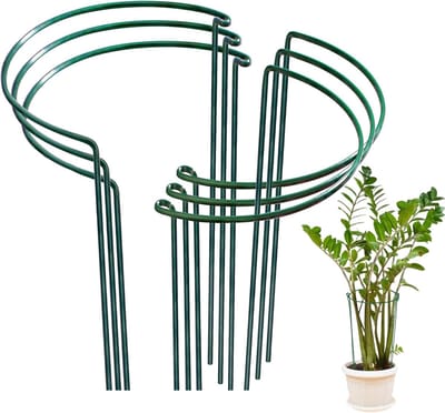 Famanu – 9 Bundels Kunstbloemen Outdoor UV Bestand Nep Viooltje Bloemen Zomer Decoratie Bloemen Tafels Party Thuis Groen Struiken Planten Veranda Tuin Decor