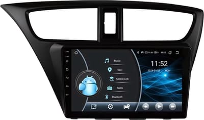 Autoradio met bluetooth - Carplay - Voor Honda Civic 9 (2012-2017) - Geschikt voor Apple en Android - Stereo - Navigatie - Navigatiesysteem auto - 2GB 32GB
