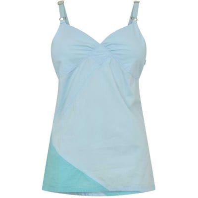 Puma Diamantvormige tanktop voor dames (Blauw)