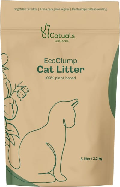 5L Catuals Plantaardige kattenbakvulling met appelmelasse | Klontvormend | Stofarm