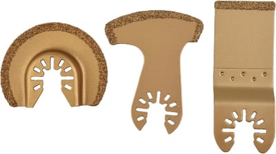 3 Stuks/set Carbide Oscillerende Multi Tool Vernieuwer Zaag Set Keramische Tegelvoegen Verwijderen Gereedschap Oscillerende Cutter