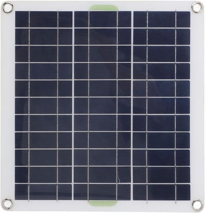Zonnepaneel Kit - Draagbare Energie - Outdoor Opladen - Hoge Vermogen 200W - 31 x 31 x 4 cm - Blauw