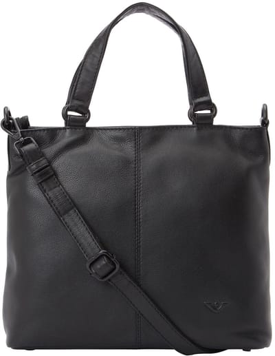 Voi 4Season Handtas Leder 28 cm - Dames - schwarz