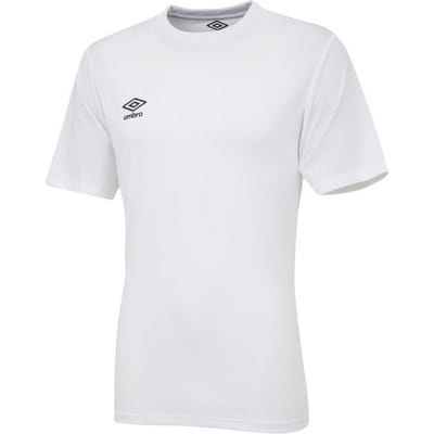 Umbro Heren Club Trui met korte mouwen (Wit)