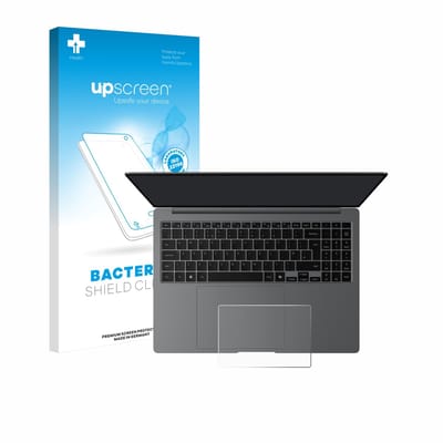 upscreen - Screenprotector voor Samsung Galaxy Book5 Pro 16" (Touch Trackpad) - Folie Beschermfolie transparant antibacterieel