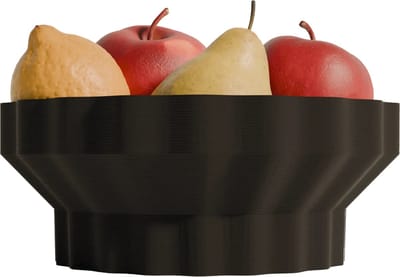 Fiastra® Ferrara - Fruitschaal - 35 x 35 cm - Zwart