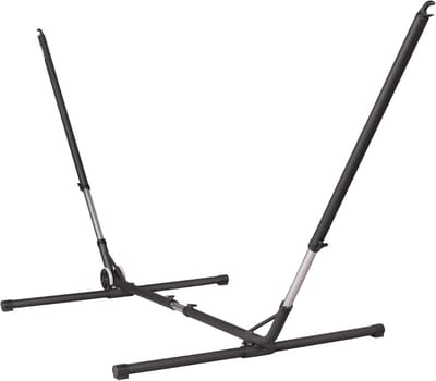 Flexibele en weerbestendige hangmatstandaard voor binnen en buiten, geschikt voor alle maten hangmatten, maximaal 160 kg
