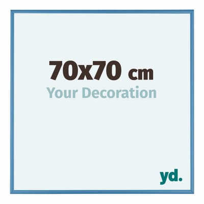 Your Decoration - Fotolijst 70x70 cm - Aluminium - Staal Blauw - Kent