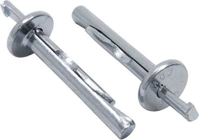Plafondspijker Beton - Plafondplug Stalen - Plafond Onderbouw - Corrosiebestendig Gegalvaniseerd - 6x40mm 100 Stuks - Zilver