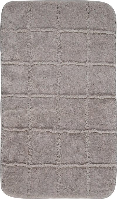 Casilin Badmat Antislip 70x120cm Piazza - Waterabsorberende Badkamermat - Wasbaar en Sneldrogend - Voor Douche en Bad - Hoogpolig - Acryl - Beige