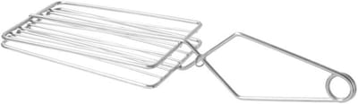 Tosti Klem - Sandwich Maker - Warme Broodjes Maken - Vaatwasserbestendig - 100x340mm - Zilverkleurig