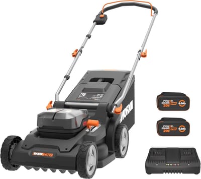 Draadloze Grasmaaier 40V met 41 cm Snijbreedte en 50L Grasopvangbak – Krachtige Borstelloze Motor en 6 Snijhoogte-instellingen
