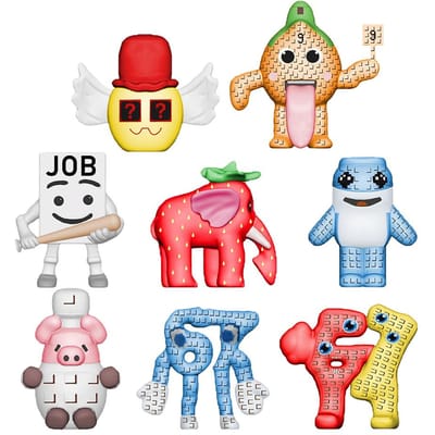 10cm Nieuw Steal a Brainrot Spel Nr.9 Huis Model 8 Stuks/Set Decoratie Collectie Verjaardagscadeaus Speelgoed voor Kinderen Halloween Kerst red