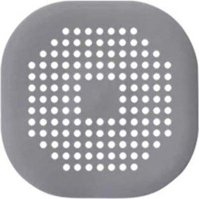 1 Stuk- Silicone afvoerstop - Afvoerplug - Grijs - Anti haar afvoer stop - Siliconen afvoerstopper - Wastafel - Gootsteen - Spoelbak - Bad - Badkamer - Douchebak - Keuken - Badstop - Haarvanger - Anti Verstopping - Aanrecht -HX000105