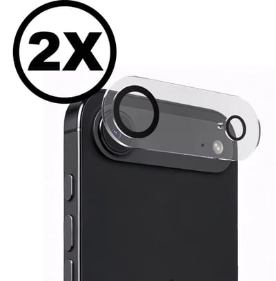 VOWLUX Camera Lens Protector voor iPhone 17 Air – Screenprotector Camera Lens 9H Gehard Glas – Full Cover – 2 Stuks – Extra Sterk, Krasbestendig, HD Helder – Beschermglas voor Cameralens