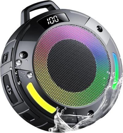 Draagbare Luidspreker - Bluetooth Speaker - Muziek Luisteren - IPX7 Waterdicht - 30 Uur Speeltijd - Zwart