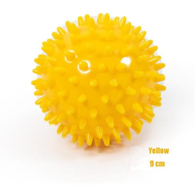 Boules 9 cm Yoga Massage PVC Sport Fitness Boule Soulagement Stress Douleur Main Pied Dos Articulations Rouleau de Massage Entraînement Maison 9CM