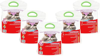 Kattenbakvulling Klontvormend - Bentoniet Vulling - Hygiënisch Huisdier - Geur Absorberend - 5 x 10L Pakket - Niet Van Toepassing