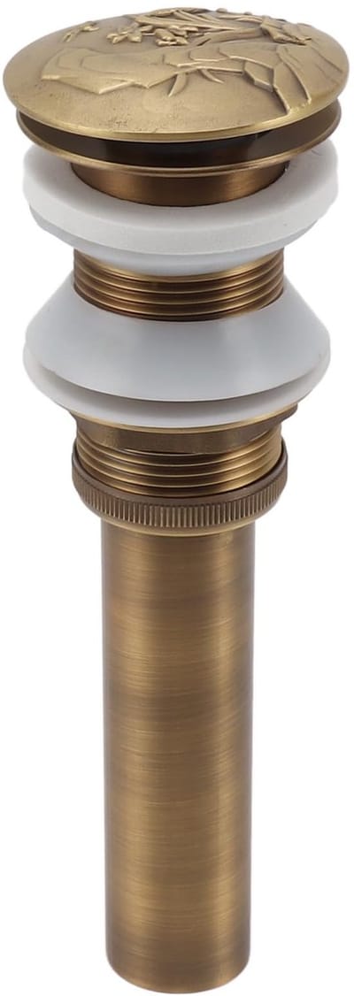 Cosensi - Pop-up Drain - Afvoerstopper - Antiek Koper - Badkamer - Drain - Geschikt voor Wasbak - Vaatwasbak