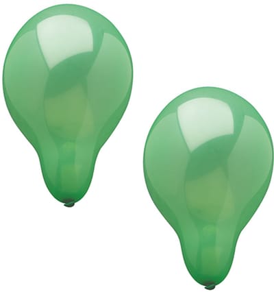 100 Ballonnen Ø 25 cm groen