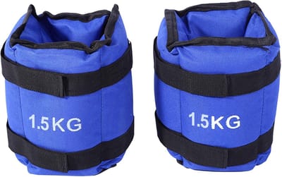Set van 2 Enkelgewichten - 2 x 1.5 kg Armgewichten - Polsgewichten - Verstelbare Loopgewichten - Set van Gewichten voor Fitnessbeweging - Hardlopen - Joggen - Gymnastiek