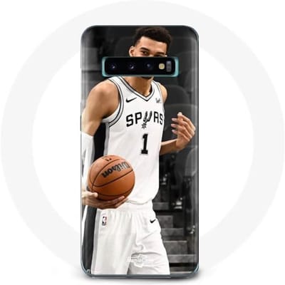 Coque Maniacase pour Samsung galaxy S10 Victor Wembanyama San Antonio Spurs n°1