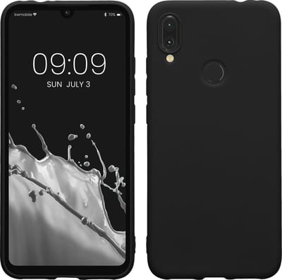 kwmobile telefoonhoesje geschikt voor Xiaomi Redmi Note 7 / Note 7 Pro - Hoesje voor smartphone - Back cover in mat zwart