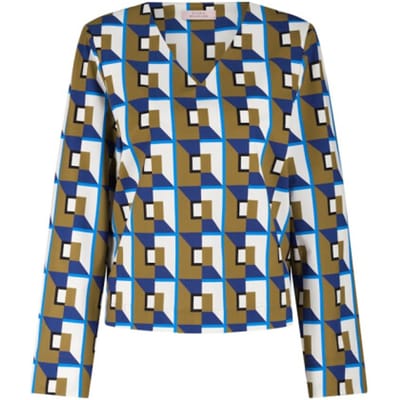 Studio Anneloes Chris Graphic Top Multi Color Maat: XS | Longsleeves Outlet | Dames | Zwart