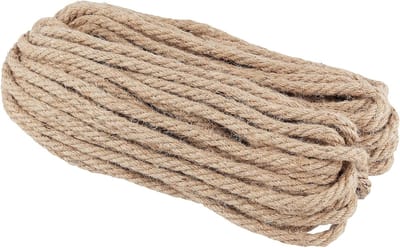 Dikke Jute Touw van 8mm, 30m Lang, Sterk Tuin Touw voor Huisdecoratie, Ambachten en DIY Projecten