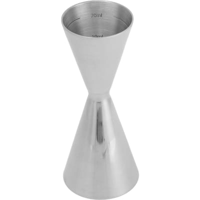 304 Roestvrij Staal Jigger Dubbel Japans Alles in Een Glanzende Bar Wijn Maatbeker voor Barman 30 L(for 6.5-9kg) white
