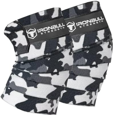 Elastische Knie Wraps voor Gewichtheffen en Fitness - Stevig en Duurzaam - 203 cm Compressie Ondersteuning