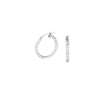 Zilver Gerhodineerde Oorringen 1332109