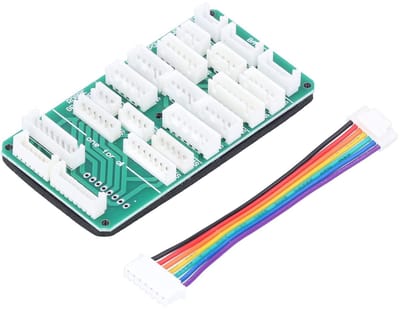 Jhubersproducts - Parallelle Oplaadkaart - Lipo-batterijlader - Compact formaat - Gebalanceerde Oplaadplaat - Geschikt voor 2-6S batterijen - Voor hob
