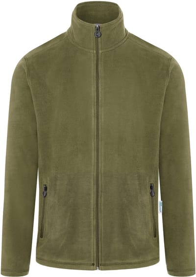 Karlowsky Men´s Workwear Fleece Jacket Warm-Up KY153 - Moss Green (ca. Pantone 7764C) - S