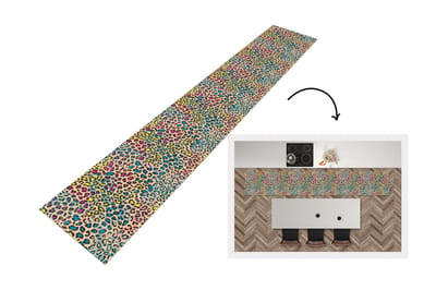 Keukenloper - Loper keuken - Panterprint - Patronen - Kleuren - 300x50 cm - Keukenloper vinyl