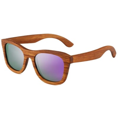 Retro Vierkante Houten Zonnebril UV400 Vintage Mode voor Dames Heren Luxe Merk Zonnebrillen Buiten Bescherming Rijden brown
