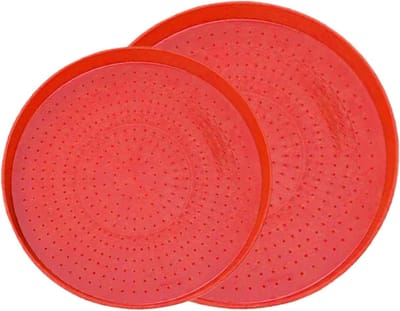 Kippen Voederbak - Voederplateau Vogels - Pluimvee Voeren - Verkleuringsbestendig Materiaal - 35 cm en 40 cm - Niet gespecificeerd
