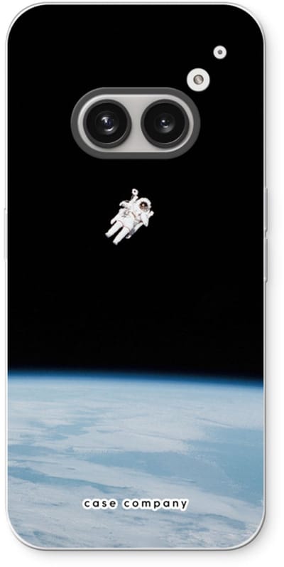 Case Company® - Hoesje geschikt voor Nothing Phone (2a) hoesje - Alone in Space - Soft Cover Telefoonhoesje - Bescherming aan alle Kanten en Schermrand