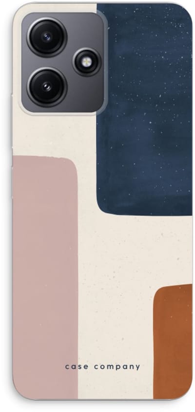 Case Company® - Hoesje geschikt voor Xiaomi Redmi 12 hoesje - Geo #5 - Soft Cover Telefoonhoesje - Bescherming aan alle Kanten en Schermrand