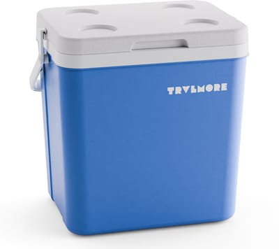 TRVLMORE Koelbox 26L - 65 Uur Koeling - Frigobox - Inclusief 2 Koelelementen - Blauw