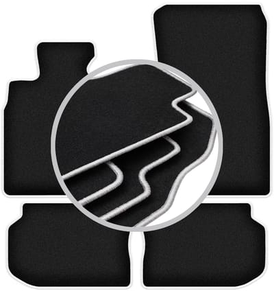 CARLUX-SILVER automatten voor: BMW 5 F11 stationwagen (2010-2013)