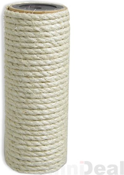 20 x 7,1 cm: M10 Sisal Stam voor Krabpaal - Sisalpaal voor Kattenboom - Krab Bomen Onderdelen