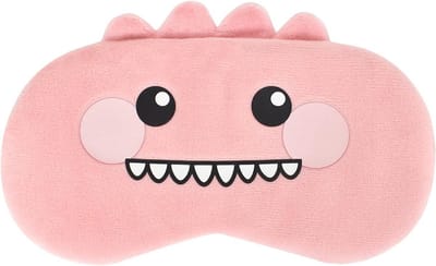 Dierenslaapmasker Kinderen - Zacht oogmasker - Comfortabel slapen - Verstelbaar ontwerp - 23 x 13 x 1 cm - Roze