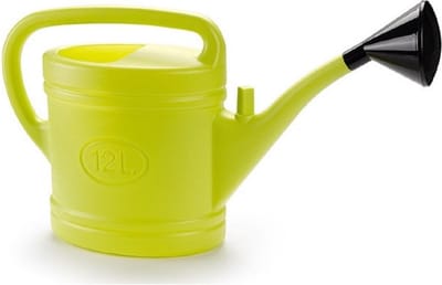 PlasticForte Gieter met broeskop - groen - 12 liter - kunststof - 70 x 19 x 41 cm