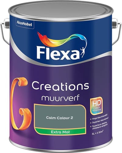 Flexa - Creations Muurverf Extra Mat - Calm Colour 2 - Mengverf - 5 L