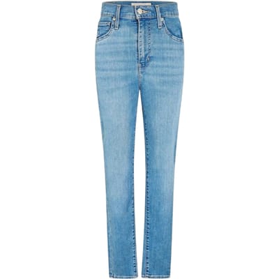 Levis Dames/Dames Mile High Super Skinny Jeans in katoenmix (Blauw)