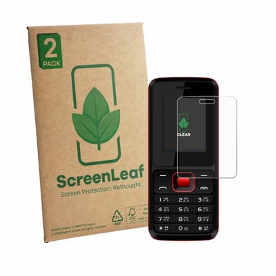 2 Stuks Screenprotector voor Karbonn K19 Rock - Hoogwaardige Beschermfolie transparant