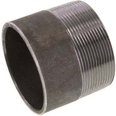 R 2 1/2'' Buitendraad x 76.1mm Stalen Pijpnippel met Las uiteinde 50 Bar DIN 2982 - 60mm [2 Stuks]